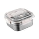 thumbnail image 1 of Caja De Almacenamiento Para Frigorífico, Contenedor De Almacenamiento De Alimentos Sellado Para Viajes, Cocinas Y Acampadas, 20 Cm X 20 Cm X 10 Cm, 1 of 3