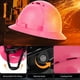 thumbnail image 5 of Casco de Seguridad Rosa con Ala Completa ProtectX Ventilado y Suspensión Ajustable de 6 Puntos Cumple OSHA, 5 of 6
