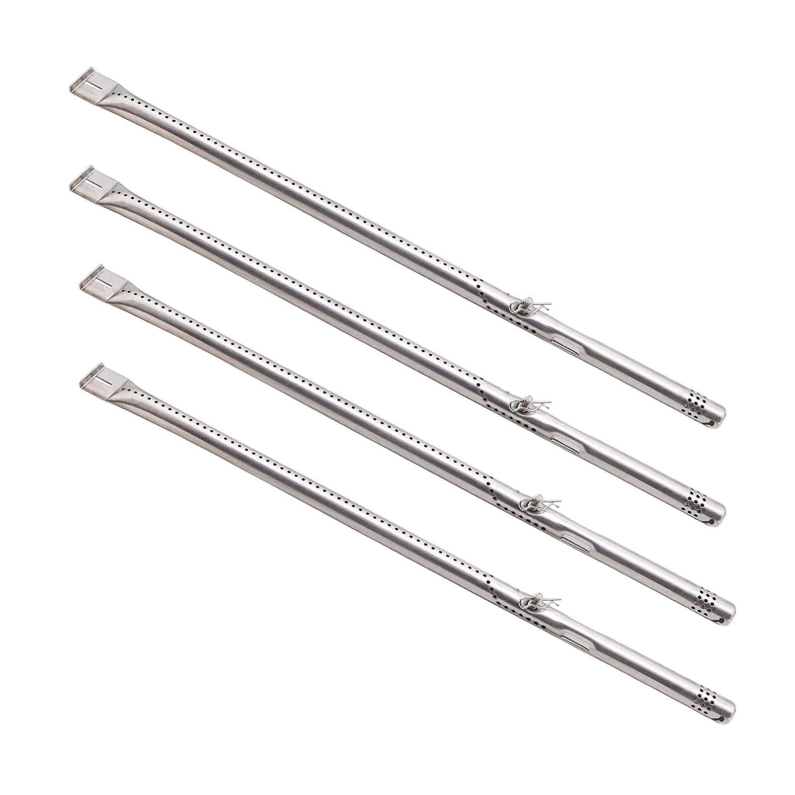 Magideal - Tubos De Quemador De Parrilla De 4 Piezas, Componentes De Quemador De Sellado, Portátiles, Para Parrillas De Gas, Piezas De Repuesto Para Barbacoa Par