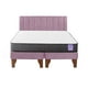 thumbnail image 1 of Cama Europea King + Respaldo Tubular Madera Rosado, 1 of 6