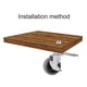 thumbnail image 5 of Juego de 4 vástagos giratorios con bloqueo WHARSTM 3 de Caster Wheels, 5 of 7