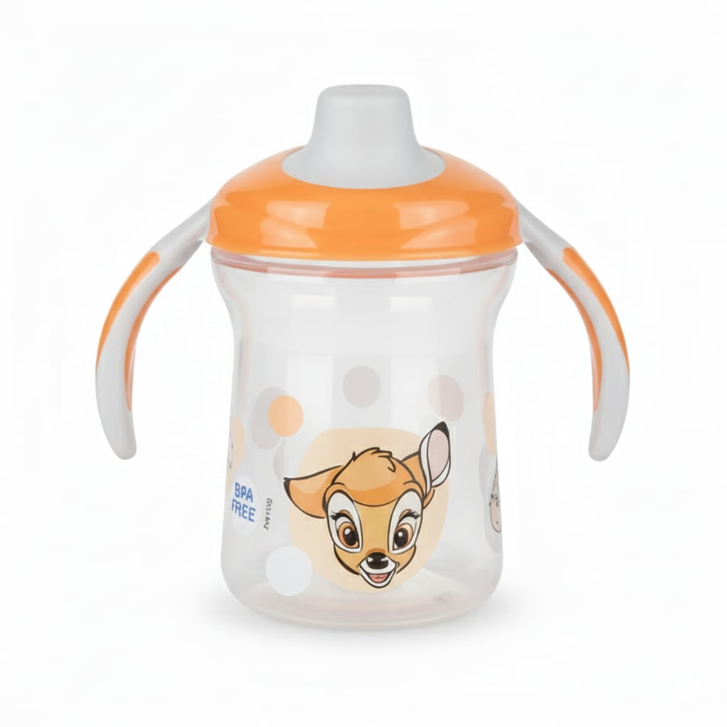Vaso Antiderrame Flexialas 380ml Naranja 10+ Meses Disney