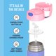 thumbnail image 4 of Botella de agua THERMOS FUNTAINER 12 oz púrpura/rosa para niños, 4 of 7