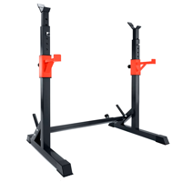 Sportime - Atril Rack Squat Sentadillas Ajustable Para Barra