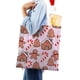 thumbnail image 4 of Gingerbread Man Bolso de tela con estampado de lienzo para mujer, bolsa de compras reutilizable y estética, con cremallera interior, regalo para mujer,40*45cm., 4 of 6