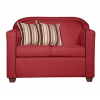 Ruzam Mobel - Sofá 2 Cuerpos Zafiro Rojo