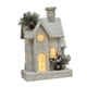 thumbnail image 1 of Estatua De Casa De Nieve Navideña Con Luz, Artesanía Creativa Para Estantería Navideña, Hogar, Color Blanco, 1 of 5