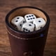 thumbnail image 4 of Vaso Cacho Cuero Dommo Burano Café + 5 Dados - PS, 4 of 4