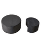 thumbnail image 3 of Nesting Coffee Table Set of 2,Upholstered Round Coffee Tables Set of 2 for Living Room, Modern Foam Round Coffee Table Side Table End Table Ottoman, No Assembly, 3 of 3