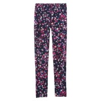 Pantalones Gap Para Niñas, Jersey Azul Marino Con Estampado Floral, Talla L, 100% Algodón