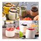 thumbnail image 2 of Pack 6 frascos vidrio ovalado tapa plástica 200 ml, 2 of 3