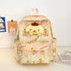 thumbnail image 1 of High Quality Canvas School Backpack Cute Pattern Portable Schoolbag Large Capacity Cartoon Print Travel Bag, 1 of 3