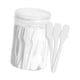 thumbnail image 4 of Espátula De Maquillaje Lavable, Ligera, Blanca, Para Mezclar Y Probar., 4 of 5