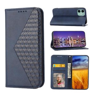 Funda Flip Foxdock Para Iphone 11 Pro , Estilo Billetera Con Diseño Rombo, Correa De Mano Y Soporte, Uso Diario
