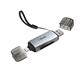 thumbnail image 1 of Lector de Memorias Dual USB-C y USB-A 3.0 Aluminio UL-RD210, 1 of 2