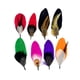 thumbnail image 5 of Plumas para sombreros Fedora, plumas artesanales novedosas para sombreros de vaquero, broches, decoraciones de broches Cantidad 10, 5 of 5