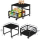 thumbnail image 4 of Minisoporte para nevera HOOBRO, mesa auxiliar con almacenamiento, color negro, 4 of 9