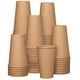 thumbnail image 1 of Vasos de papel desechables GUSTO 16 oz Kraft Brown 100 unidades, 1 of 6