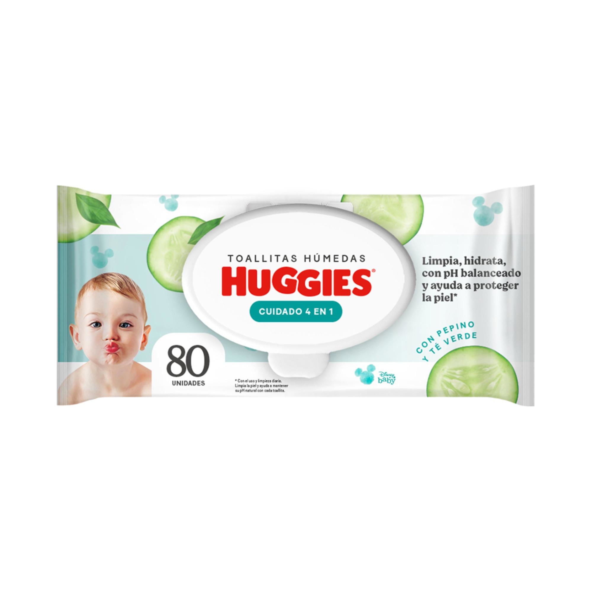 Toallas Húmedas Cuidado 4en1 80 Un Huggies