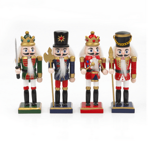 Genérico - Set De Mini Cascanueces Navideños | Figuras Soldado Decorativas