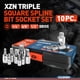 thumbnail image 2 of Juego de vasos con punta de spline KORR 10 piezas XZN Cuadrado Triple, 2 of 5