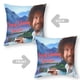 thumbnail image 2 of Funda de Cojín Desmarcar Bob Ross 50x50cm, 2 of 6