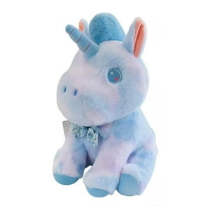 Genérico - Juguete De Peluche Unicornio Pony Celeste 35Cm Infantil