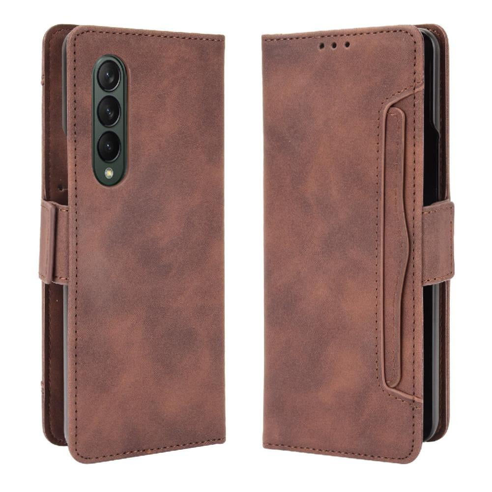 Funda Tipo Billetera Foxdock Para Samsung Galaxy Z Fold 4 5g – Tapa Flip Con Tarjetero