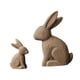 thumbnail image 4 of 2 Estatuas De Conejo De Pascua, Artesanías, Regalo, Adorno De Madera Para Pasillo, Escritorio, Interior, 4 of 5