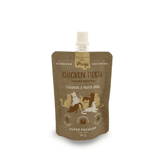 Snack Gatos Chicken Fiesta 90 Grs. - Winga
