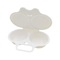 Bothyi - Cazadores Furtivos De Huevos De Microondas Para Cocina De Huevos De Doble Taza Para Suministros De Cocina De Restaurante