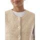 thumbnail image 5 of INSPIRE CHIC Chaleco de Mujer Sin Mangas con Botones Cuello Redondo Suave Casual Top de Punto Cardigan Medio Albaricoque, 5 of 6