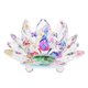 thumbnail image 3 of mini cristal budista flor de loto modelo de flor feng shui decoración 8x5cm multi, 3 of 3