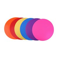 Magideal - Marcadores De Puntos, Discos Planos Redondos De 23 Cm, Tapetes De Entrenamiento De Velocidad Y Agilidad Para Canchas De Fútbol, Ideales Para Practic 6 Piezas