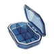 thumbnail image 3 of Organizador De Pastillas De Viaje Con Divisor, Peque?o Pastillero Para Bolso, Bolso, Bolsillo, Rectángulo Azul, 3 of 5