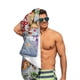 thumbnail image 5 of ¡Estamos de Vuelta! Toalla de playa de secado rápido con diseño temático, regalo para mujeres y niñas, ideal para cumpleaños, fans, amantes de la música, uso en la playa o al aire libre, 78 × 150 cm, 5 of 6