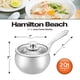 thumbnail image 5 of Sartén Hamilton Beach de acero inoxidable de 2 litros con tapa de vidrio, 5 of 6