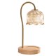 thumbnail image 1 of Lámpara Calienta Velas Home Decor Amber 13 Base Madera Vidrio, 1 of 3