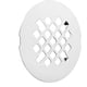 thumbnail image 5 of Cubierta de desagüe de ducha a presión de 4-1/4" de diámetro exterior, rejilla de filtro de desagüe de ducha redonda, cubierta de repuesto, diseñada para una larga duración (cromada), 5 of 6