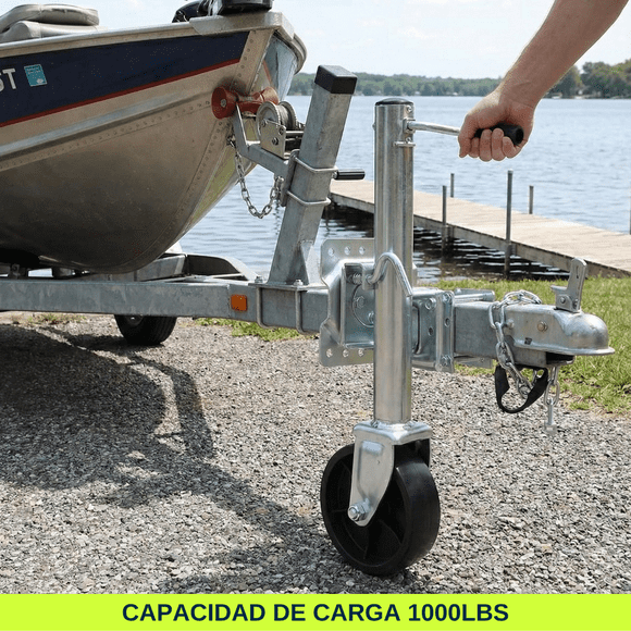 Pata Enganche Con Rueda Para Carro De Arrastre Maniobrable