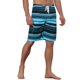 thumbnail image 4 of INSPIRE CHIC Pantalones Cortos de Playa con Cordón para Hombre con Rayas Impresas y Bloque de Color 28 Azul, 4 of 5