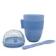 thumbnail image 2 of Vaso Snack Keep 450 ml con Cucharita Celeste - PS, 2 of 3