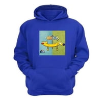 Genérico - Polerón Canguro Cat Dog Azul Talla M Unisex