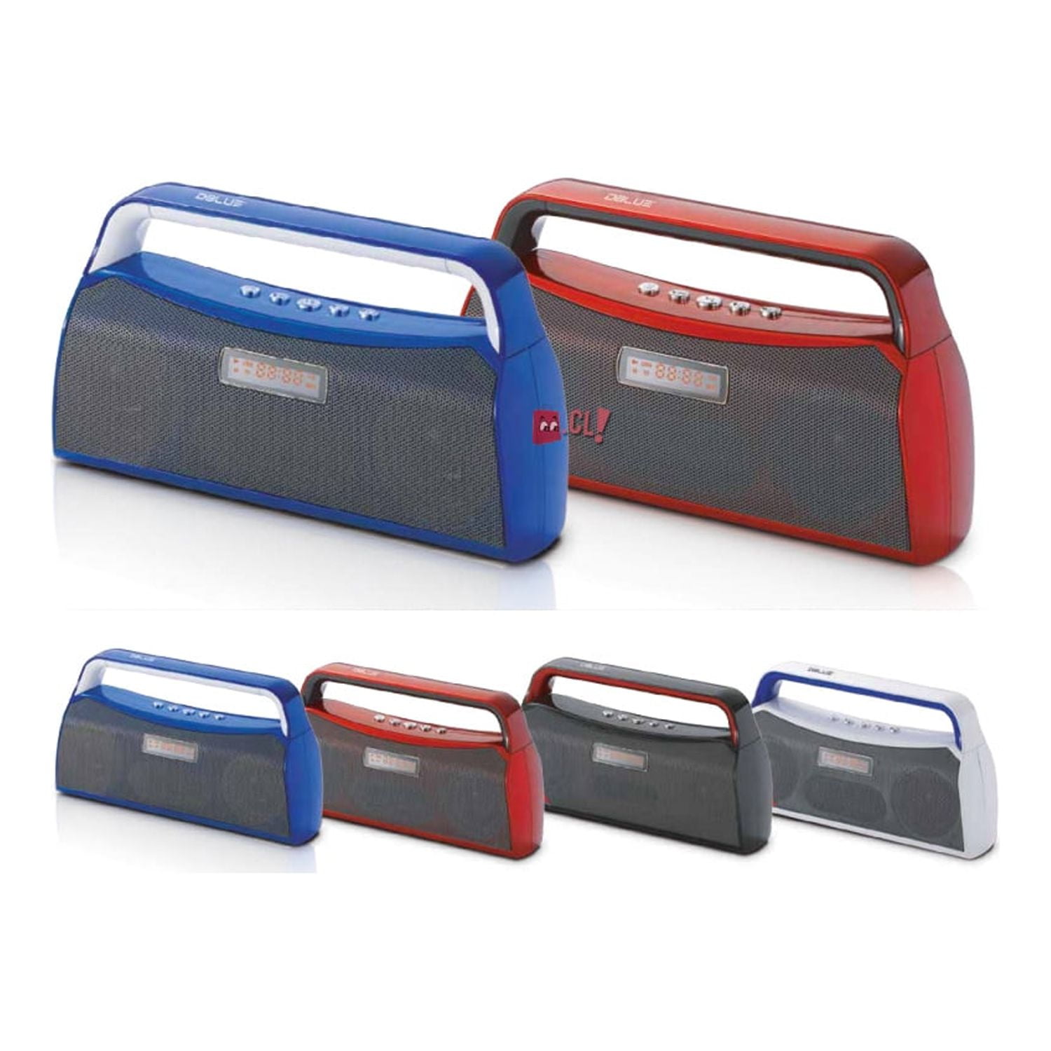 Dblue - Parlante Bluetooth Radio Portátil Blanco - Ps