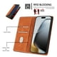 thumbnail image 5 of Funda FOXDOCK para Motorola Moto G86 Power de Cuero Premium Bicolor con Ranuras RFID, Carcasa Tipo Billetera Antigolpes y Soporte Plegable, 5 of 6
