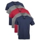 thumbnail image 1 of Camisetas de cuello en V para hombre Gildan G1103, paquete de 5, talla XL, 1 of 5