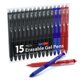 thumbnail image 1 of Bolígrafos de gel Lineon pack de 15 unidades retráctiles borrables de punta fina, 1 of 7