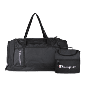 Pack Champion Bolso Brooklyn + Lonchera Oxford Negra