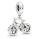 thumbnail image 1 of Charm dije bicicleta brillante plata 925, 1 of 3