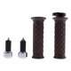 thumbnail image 1 of 7/8 '' 22mm Motorycle Manillar Diamond Throttle Garras Para El Extremo De La Barra Marrón, 1 of 5